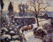 The Effect of Snow at Montfoucault - 卡米耶·毕沙罗